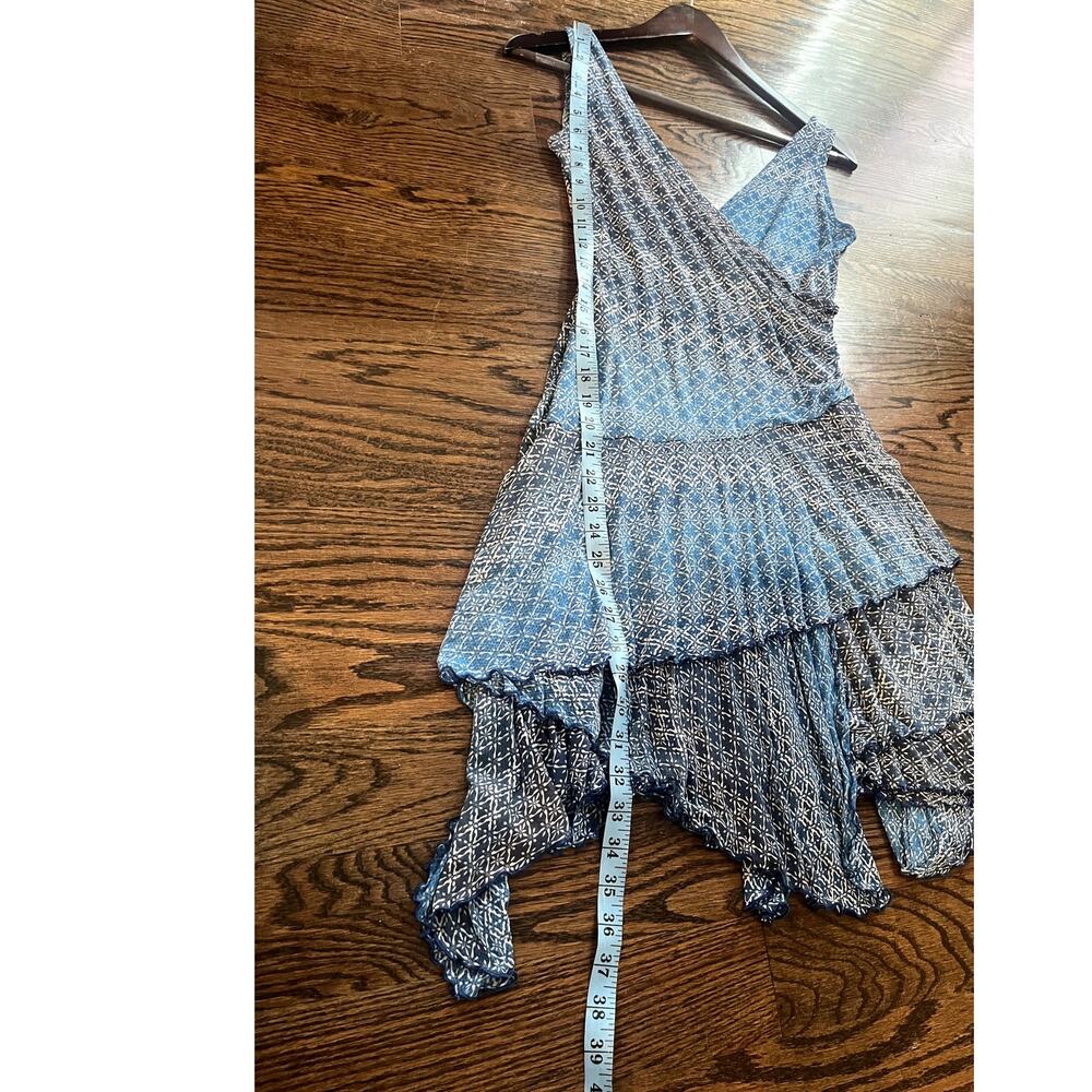 DVF DIANE VON FURSTENBERG Pippa Dress 100% Silk Sleeveless Size P Petite - Picture 9 of 10
